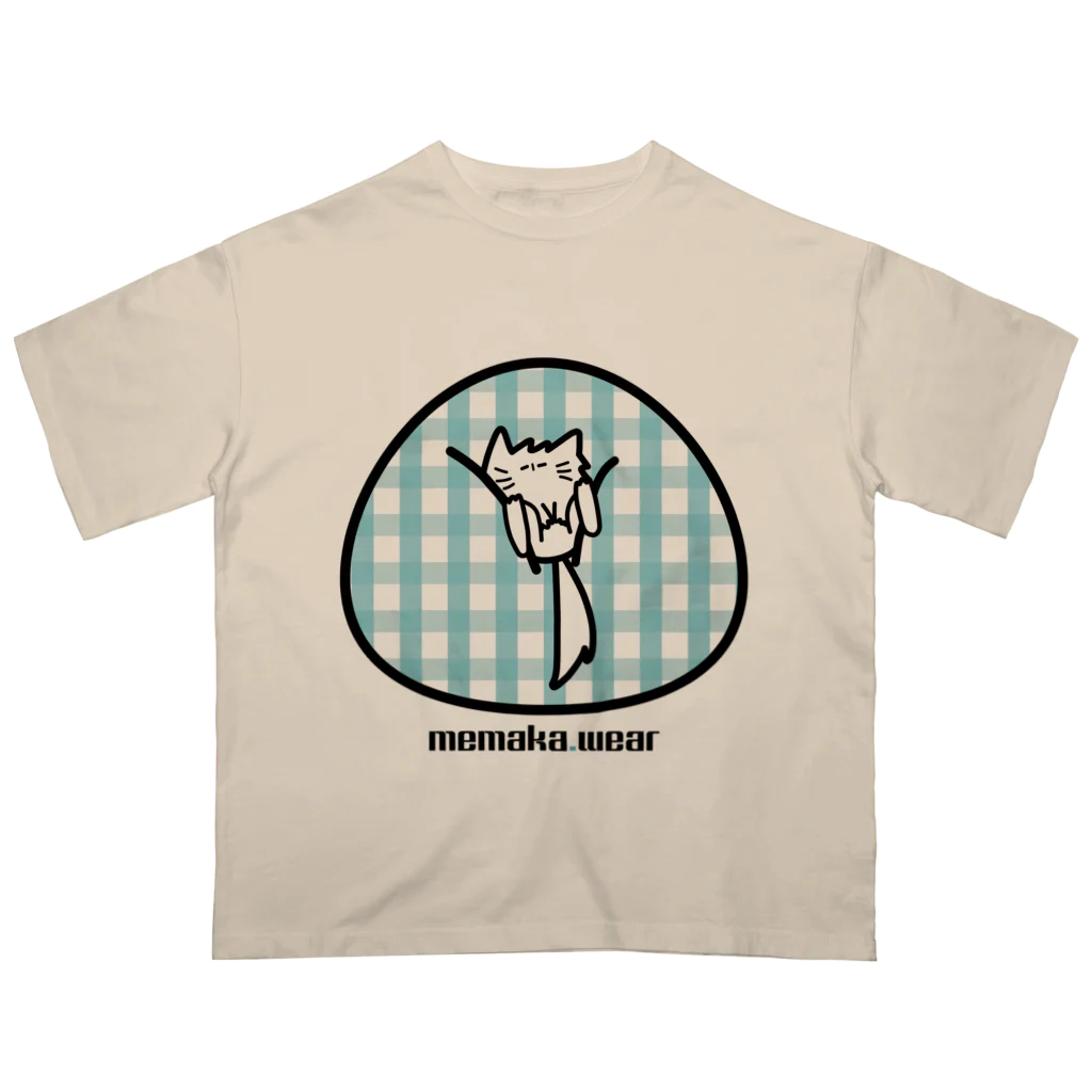 memakaのshirokemo ねこ くつろぎ オーバーサイズTシャツ