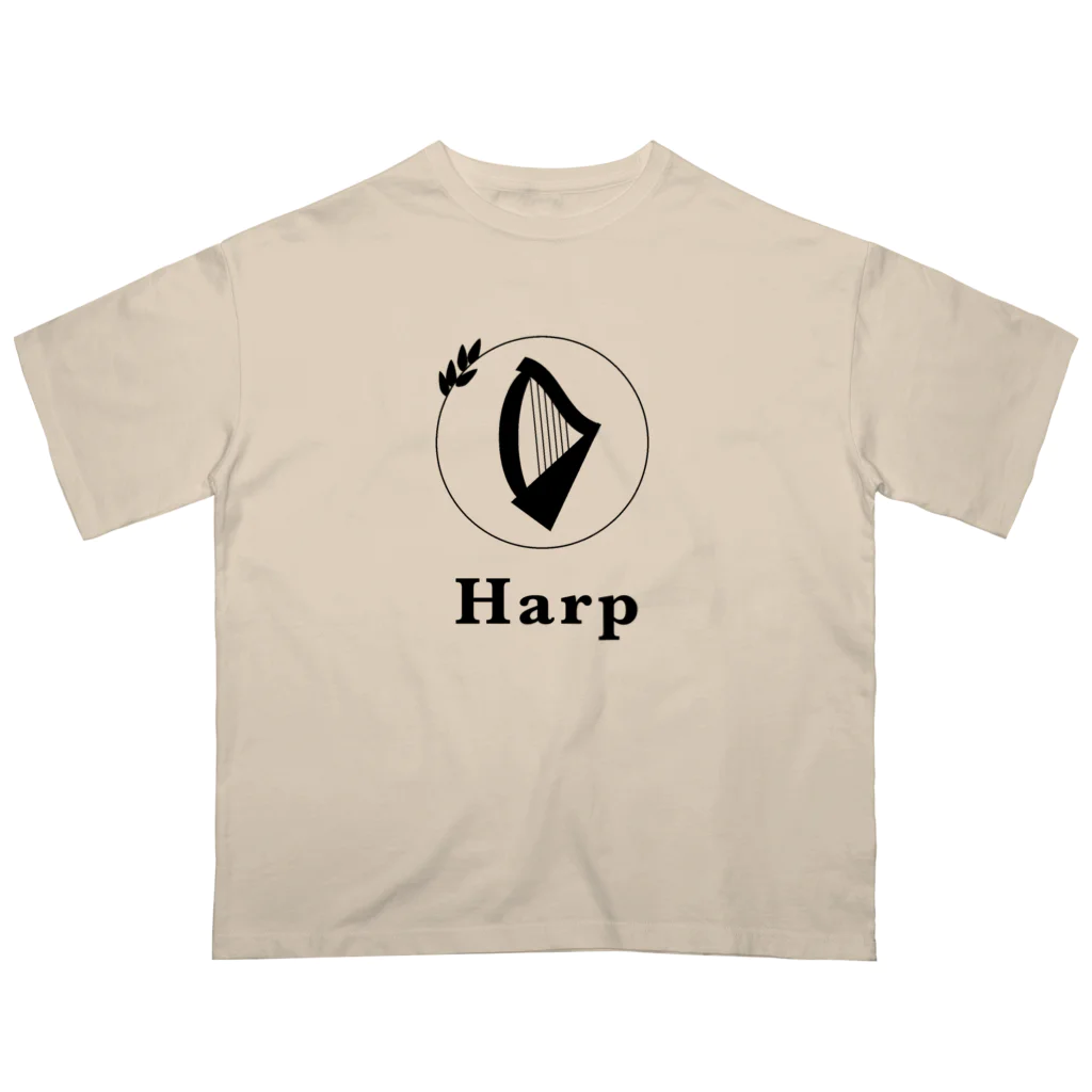 あんぱんのハープ　Harp オーバーサイズTシャツ