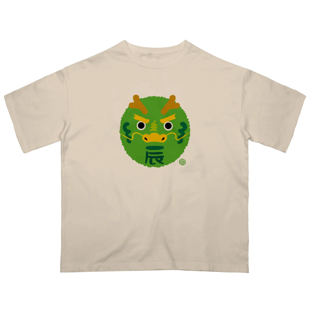 Atelier Pomme verte の竜の顔 オーバーサイズTシャツ