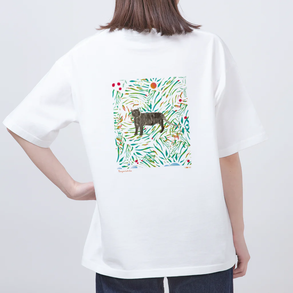 TONGARI STOREのとら。[Lush green home] Oversized T-Shirt