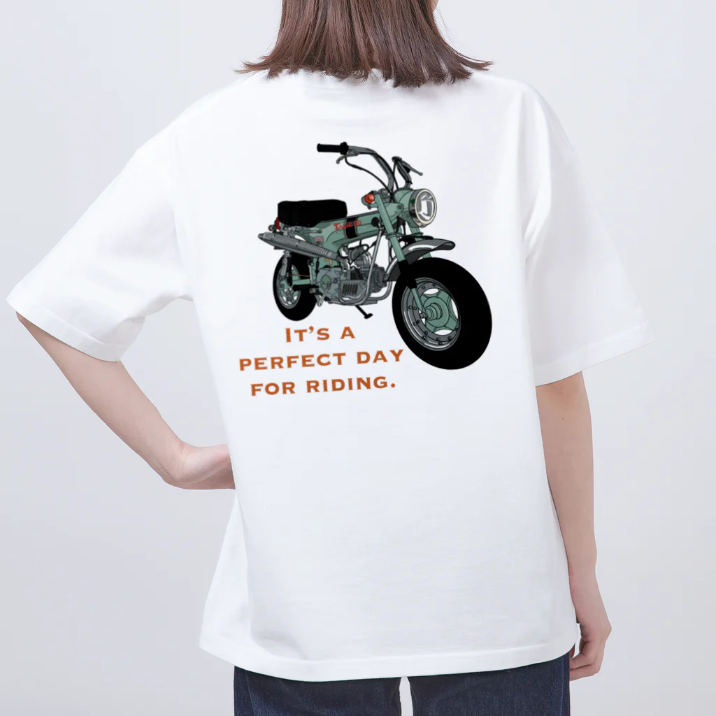 mayon's animal shopのバイクTシャツ　レトロなダックス オーバーサイズTシャツ