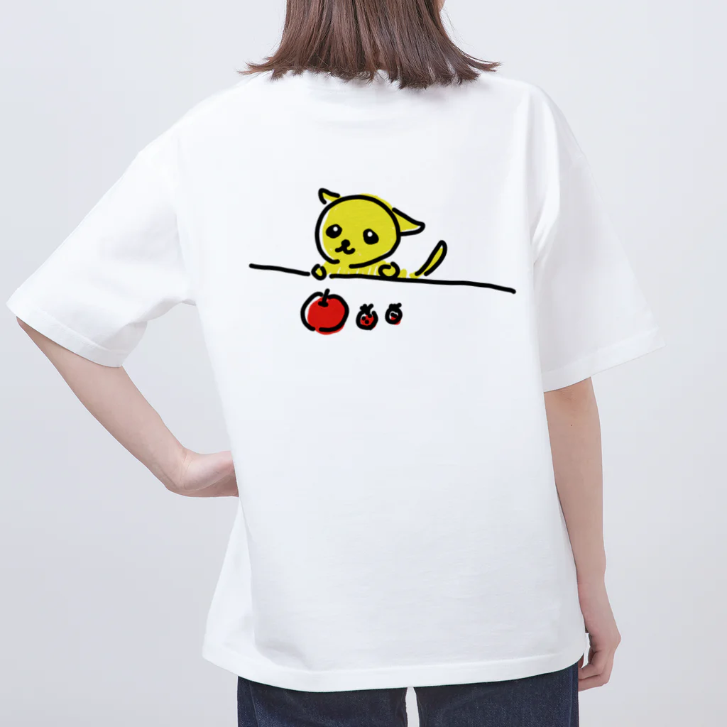 akane_art（茜音工房）の【バックプリント】フルーツチワワ オーバーサイズTシャツ