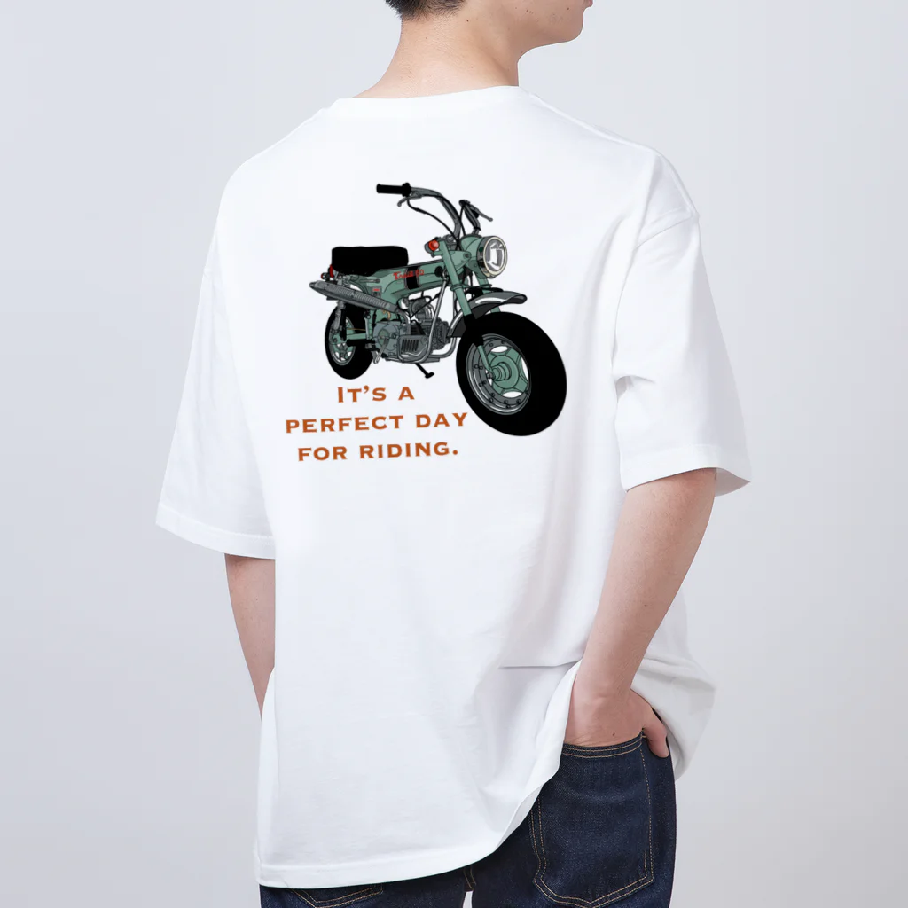 mayon's animal shopのバイクTシャツ　レトロなダックス オーバーサイズTシャツ