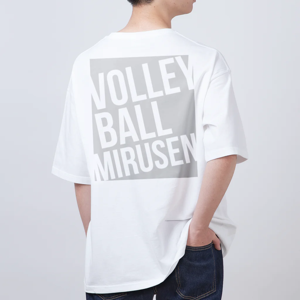 unyounyounyoのVOLLEY BALL MIRUSEN(観る専)<薄灰> オーバーサイズTシャツ