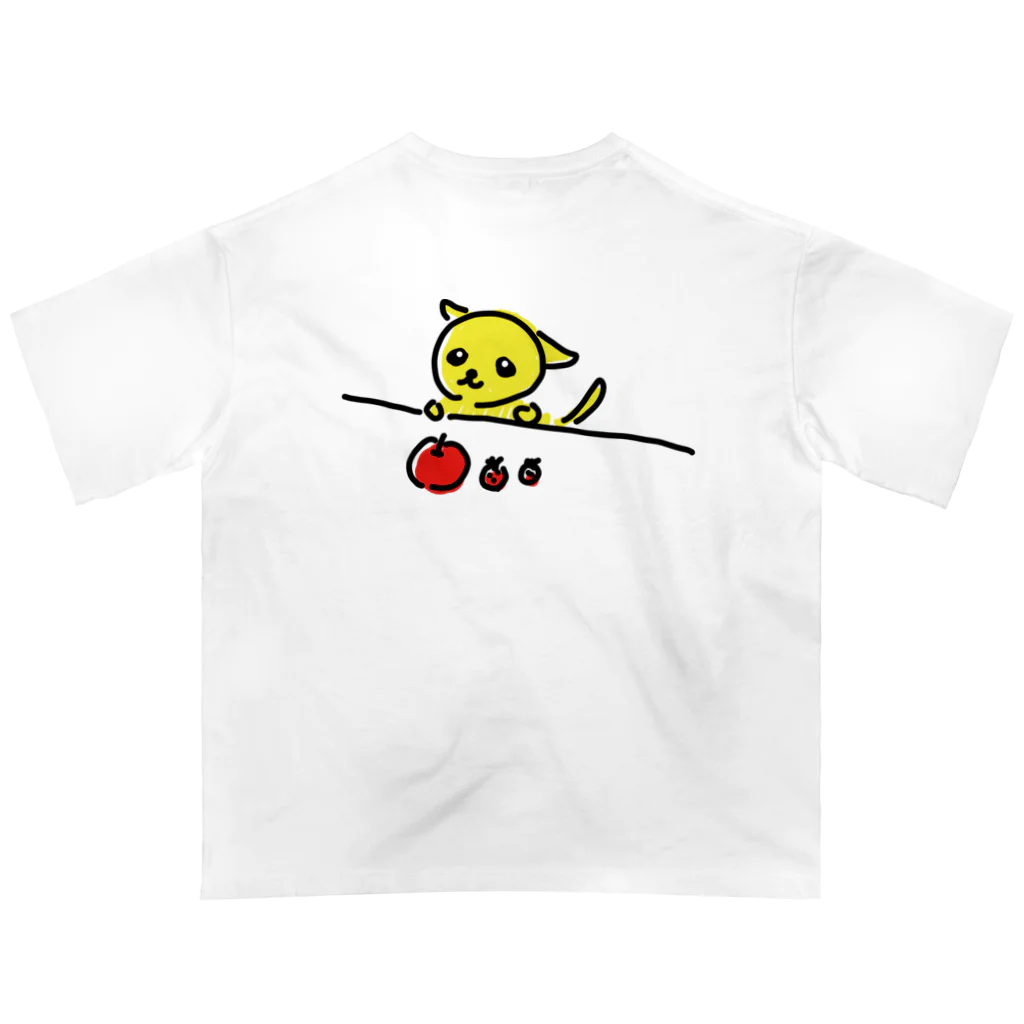 akane_art（茜音工房）の【バックプリント】フルーツチワワ Oversized T-Shirt