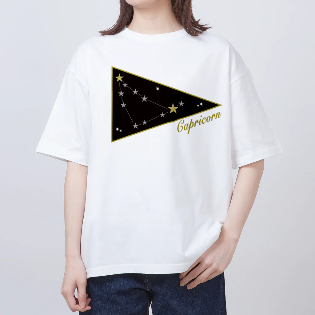 tomokomiyagamiのスタースタッズ星座　山羊座 オーバーサイズTシャツ