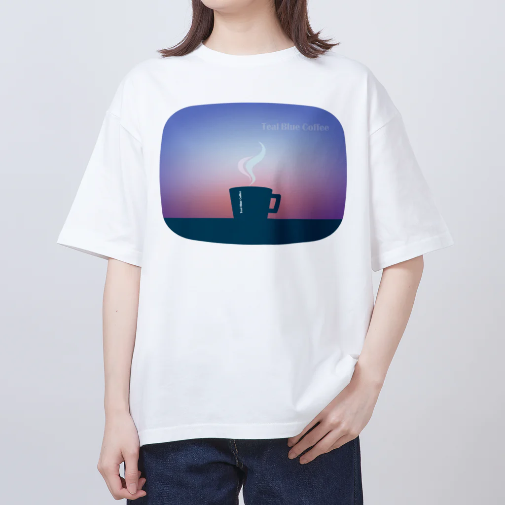 Teal Blue CoffeeのTeal Blue Hour Oversized T-Shirt