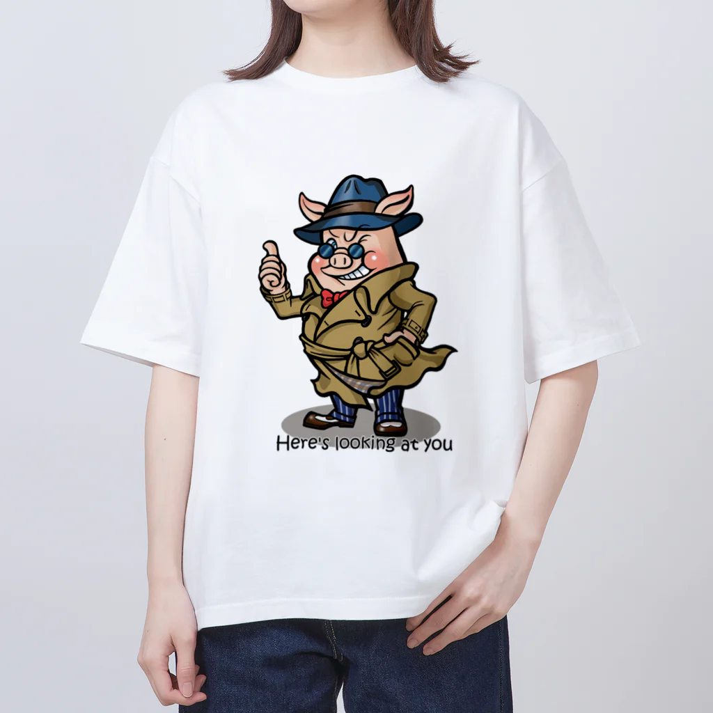 あとりえピノコのボギーなブタさん Oversized T-Shirt