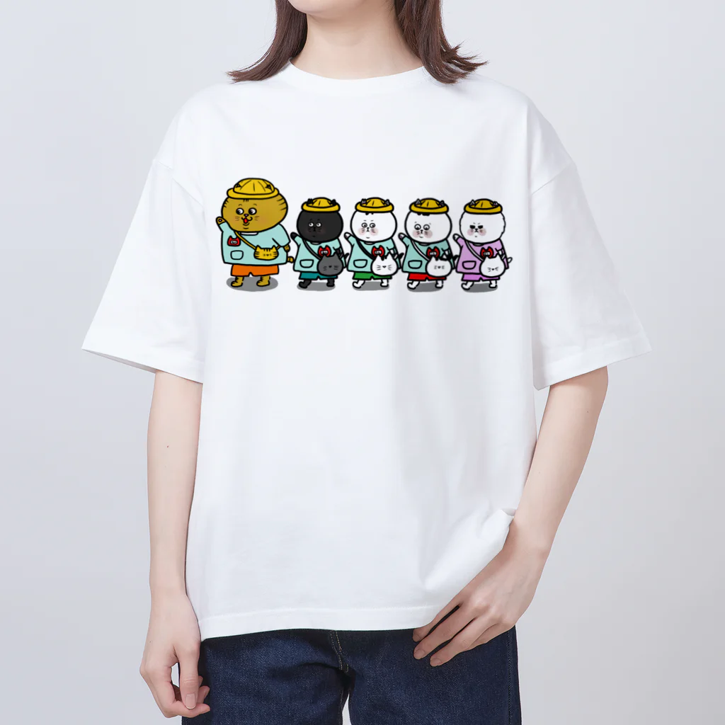 にゃんまるけのにゃん児 オーバーサイズTシャツ