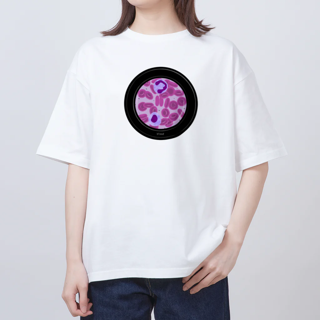 cosmicatiromの血液 パターン2 オーバーサイズTシャツ