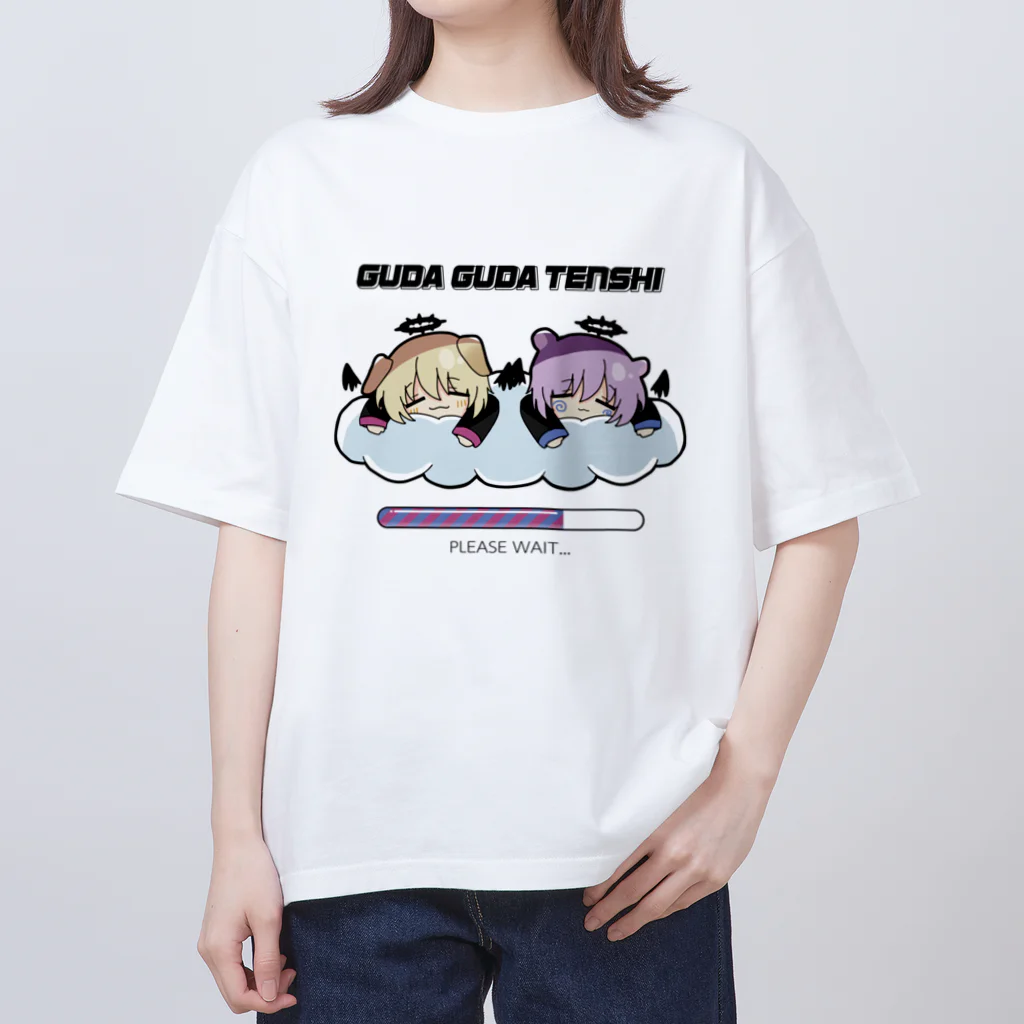 【公式】ぐだてんグッズ†🐹🐶†のPREASE WAIT Oversized T-Shirt