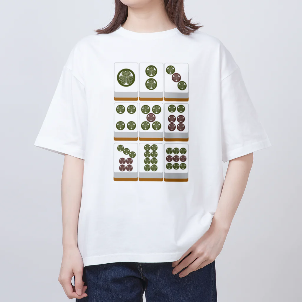 キッズモード某の葵のピンズ ( 架空麻雀牌シリーズ) Oversized T-Shirt