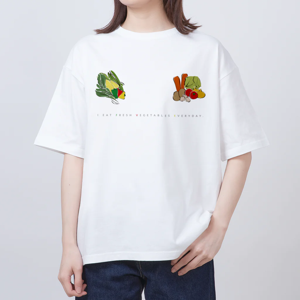 ISESTYLEのFRESH VEGETABLES オーバーサイズTシャツ