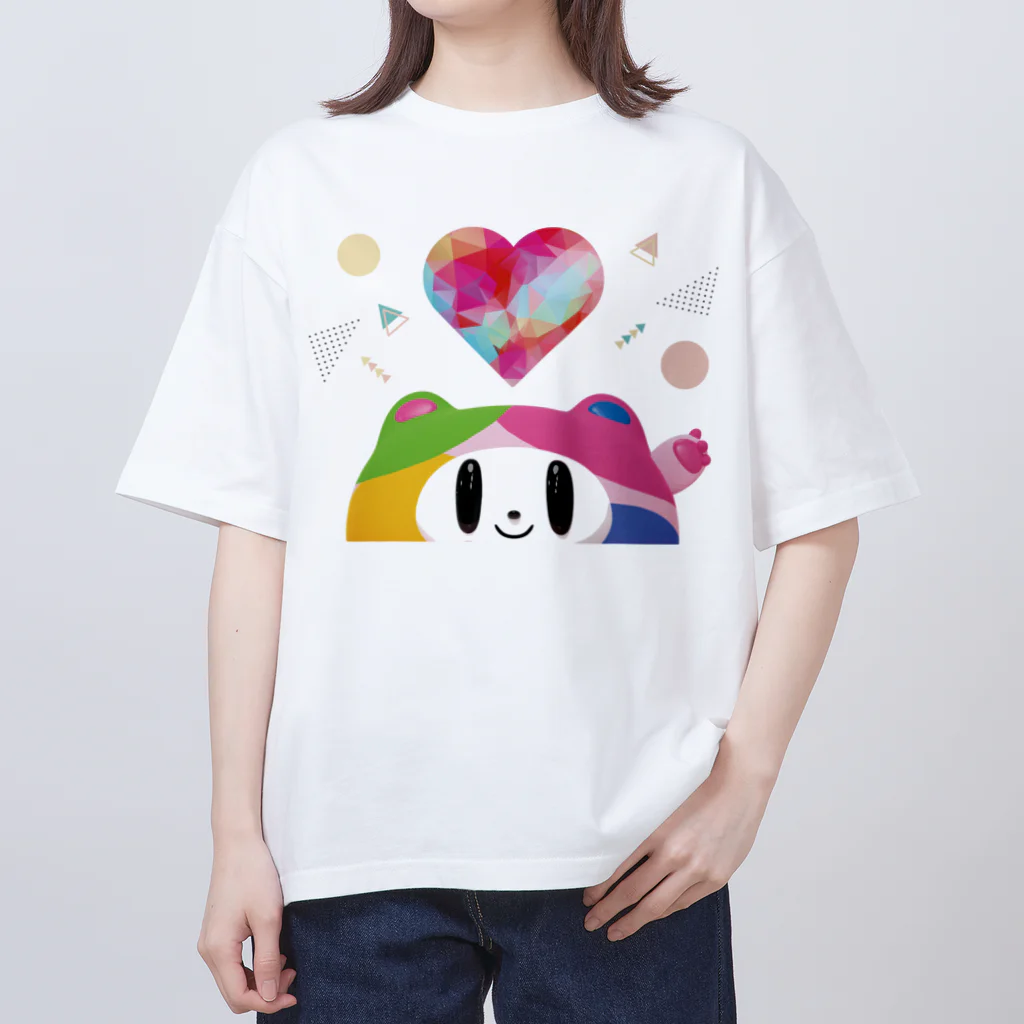 FulFullBulBull(フルフルブルブル)のフルフルの"いつくしむ!"シリーズ【pocowAmocop】 Oversized T-Shirt