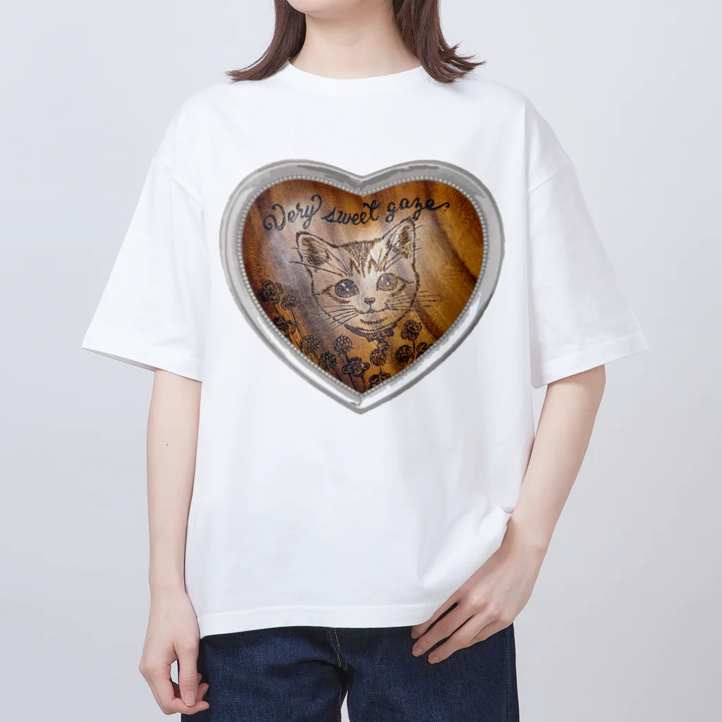 YURITAROORIGINLの猫好きが隠せない愛猫家 オーバーサイズTシャツ