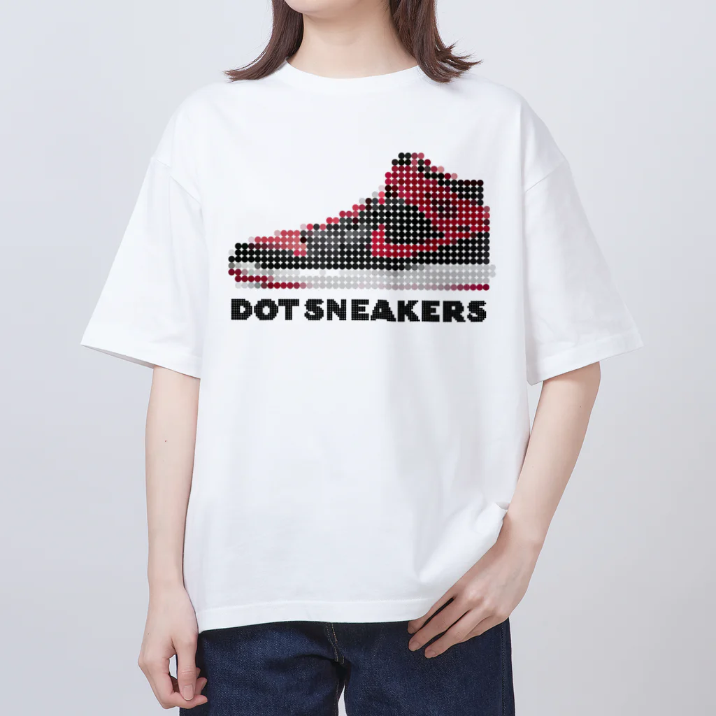 SCARF_BEAR_DESIGNのDOT SNEAKERS［003］ オーバーサイズTシャツ