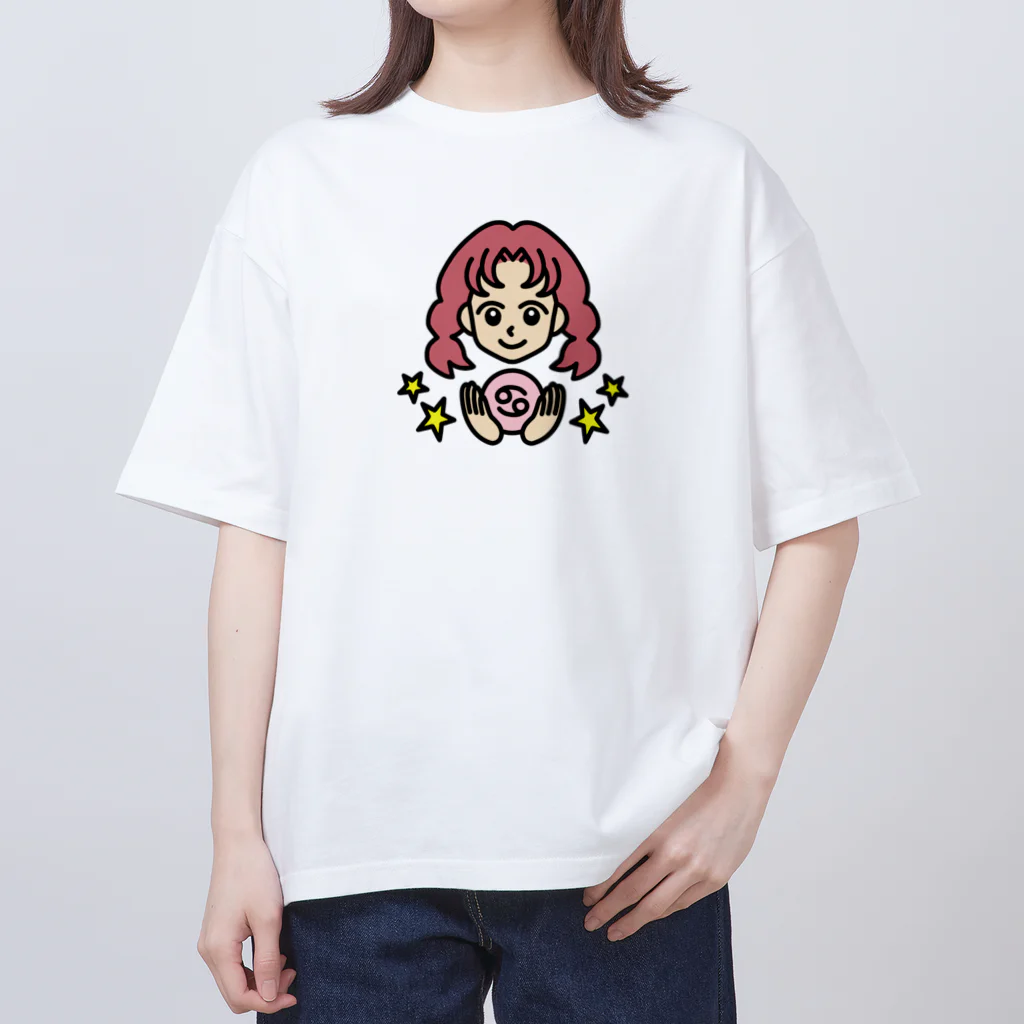 Yukarinaの星座ショップのかに座♋ オーバーサイズTシャツ