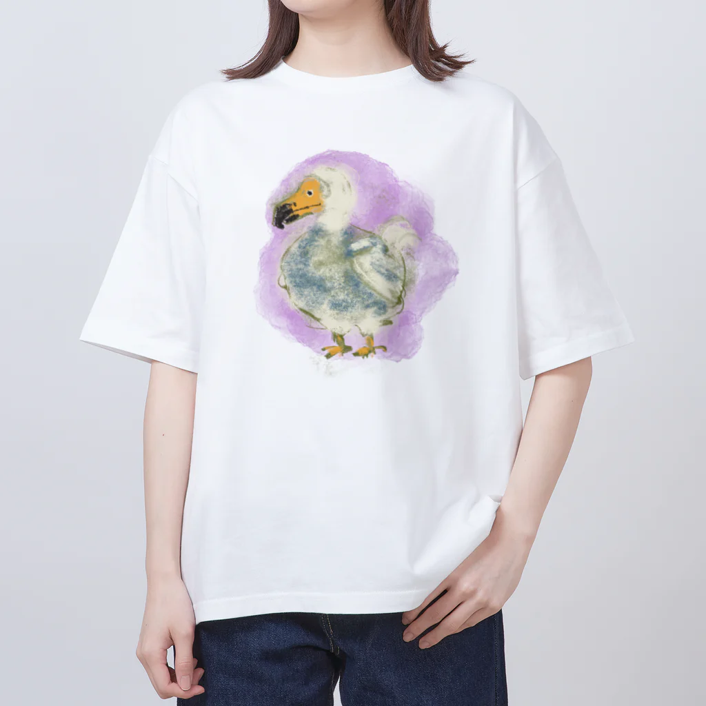 akane_art（茜音工房）のいきものイラスト（ドードー） オーバーサイズTシャツ