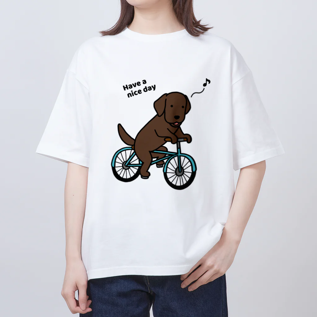 efrinmanのbicycleラブ チョコ Oversized T-Shirt