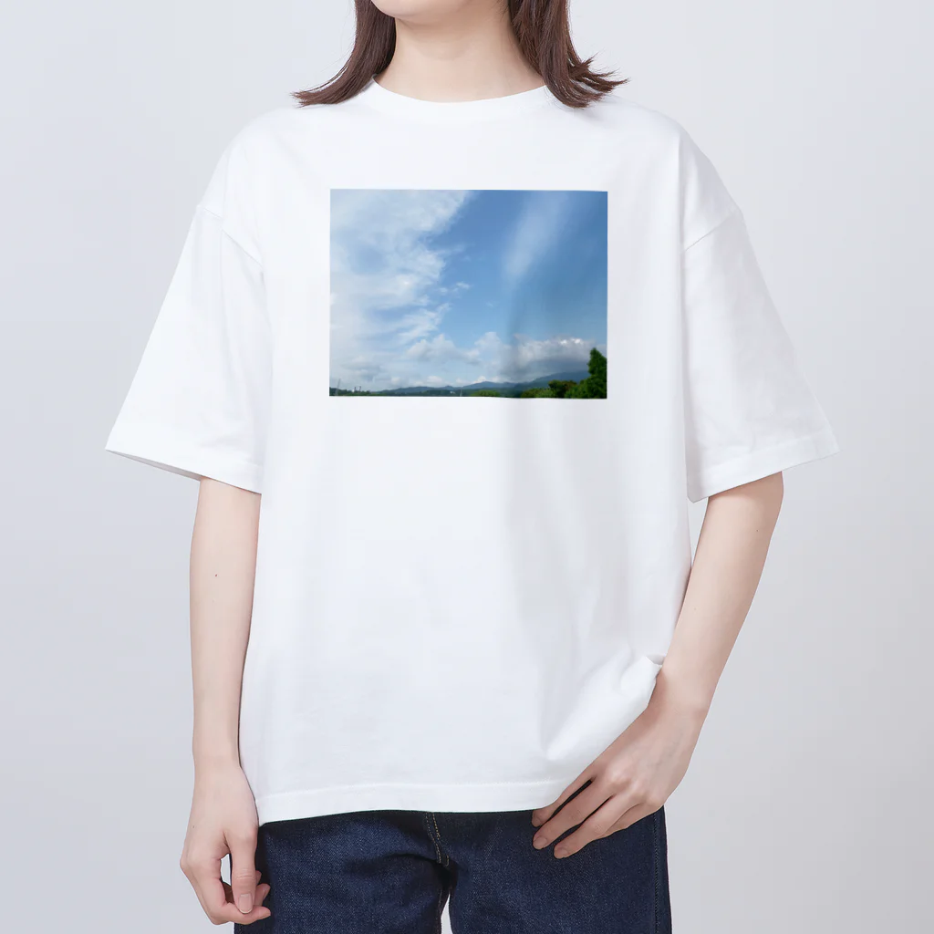 akane_art（茜音工房）の癒しの風景（空と雲） オーバーサイズTシャツ