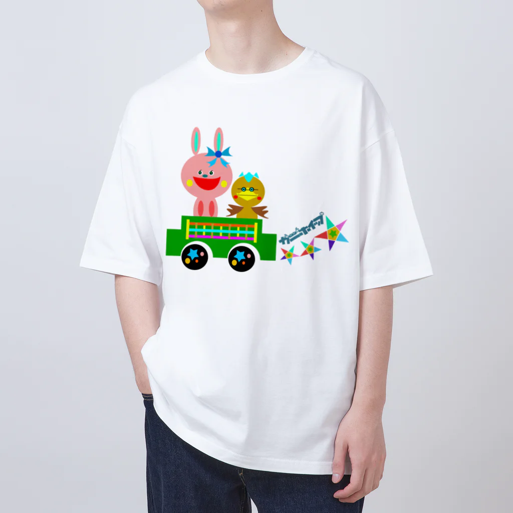 カニホイップの急げ！！！鳥社長！（うさぎ） Oversized T-Shirt