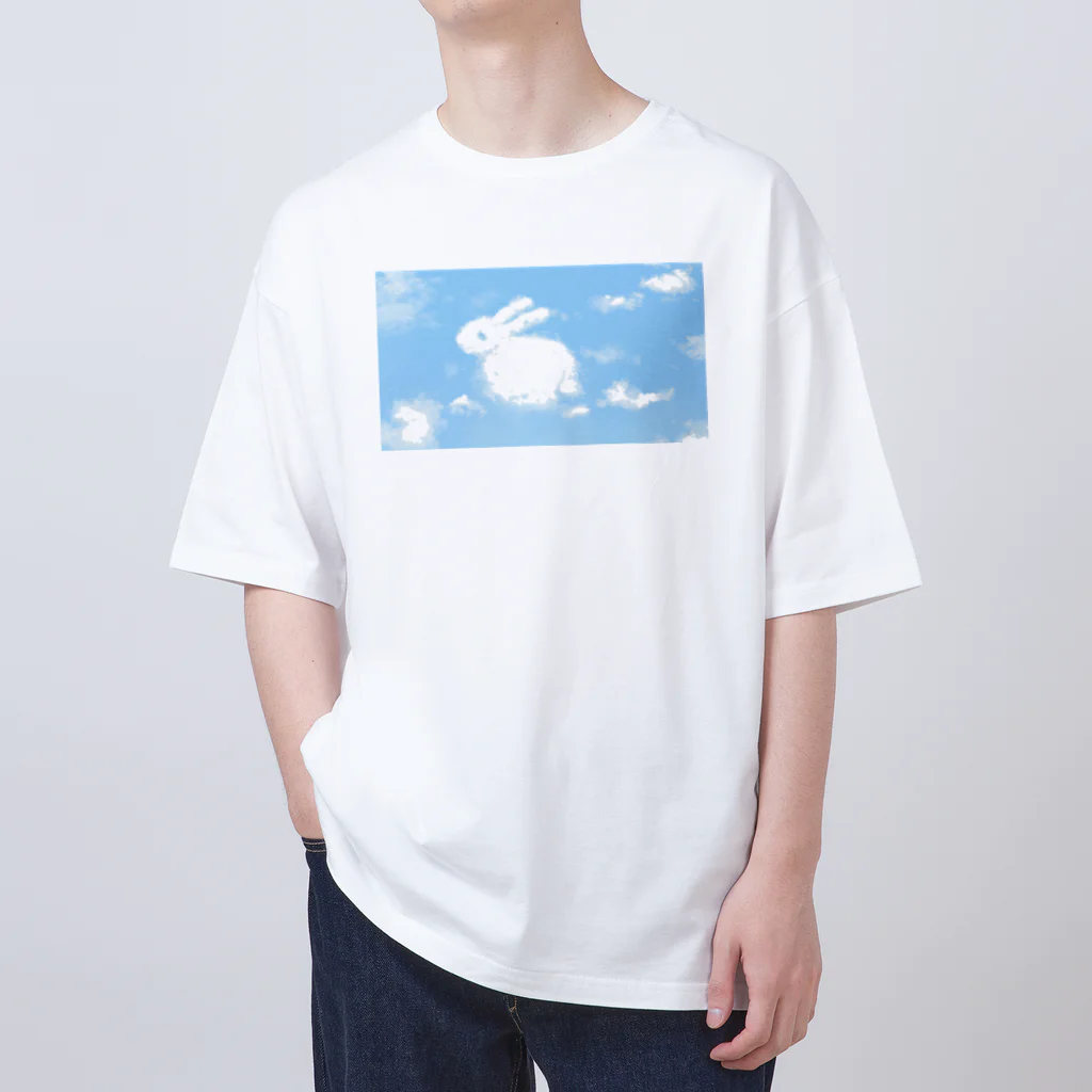 USAGI DESIGN -emi-のうさぎ雲 Oversized T-Shirt