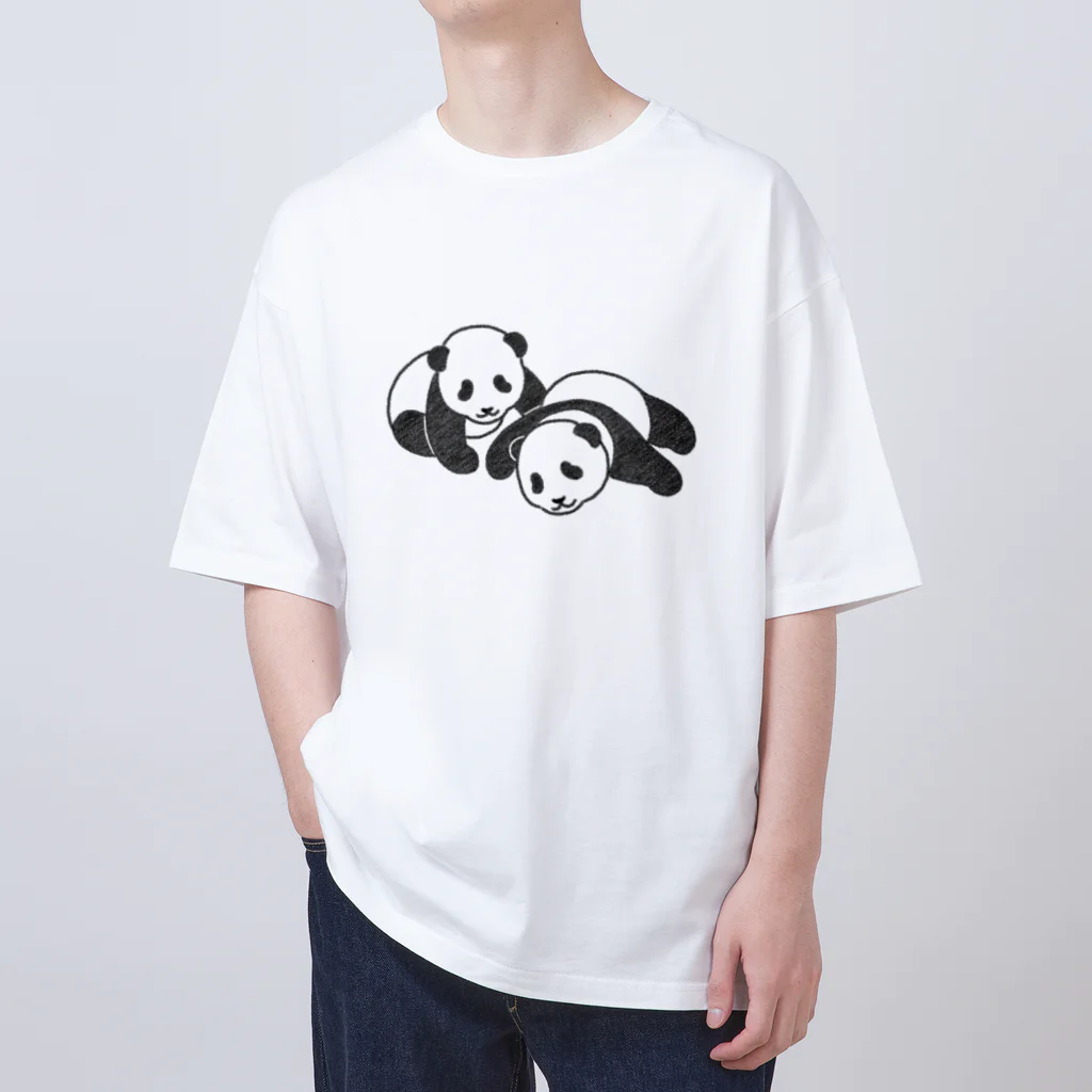 chippokeの双子パンダ Oversized T-Shirt