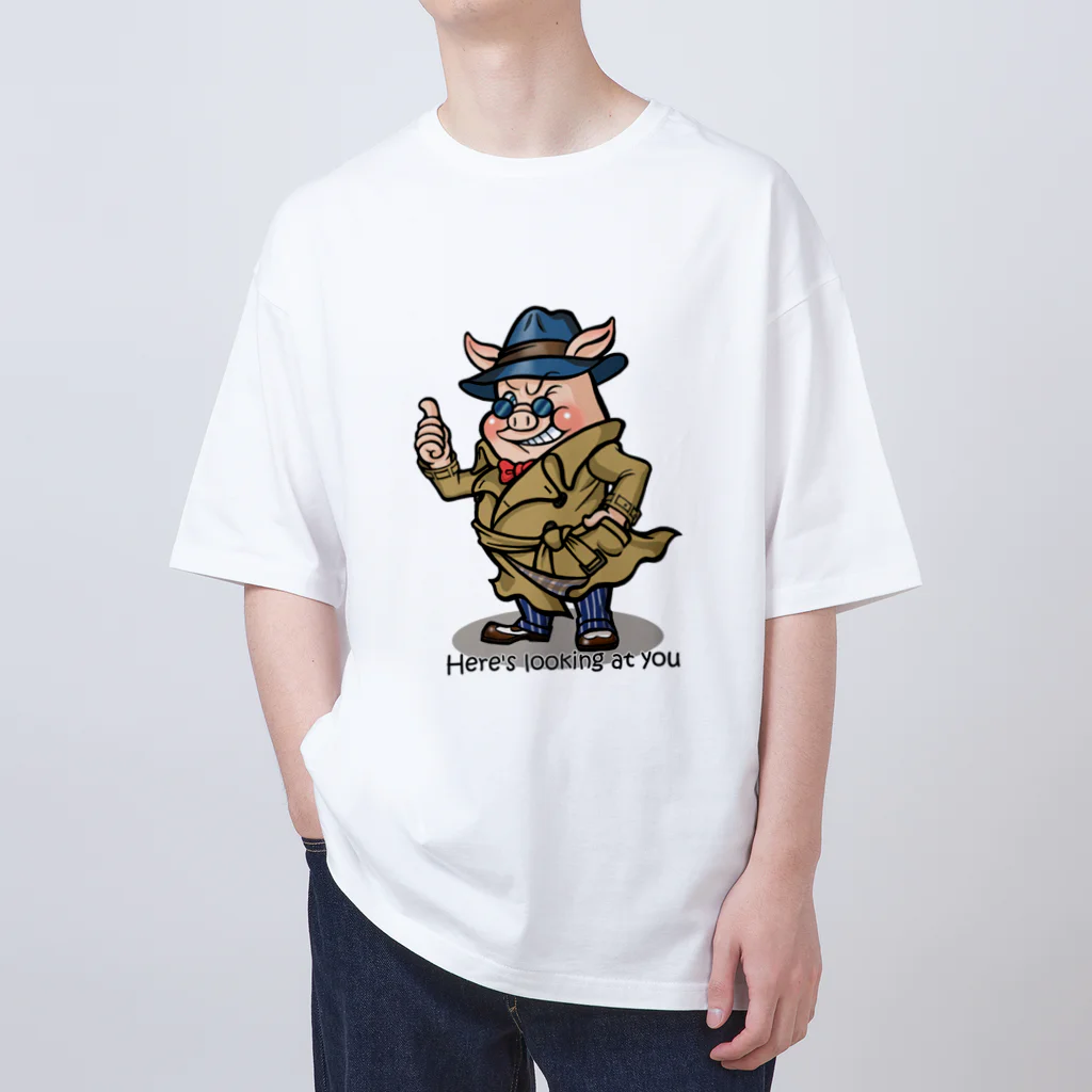 あとりえピノコのボギーなブタさん オーバーサイズTシャツ