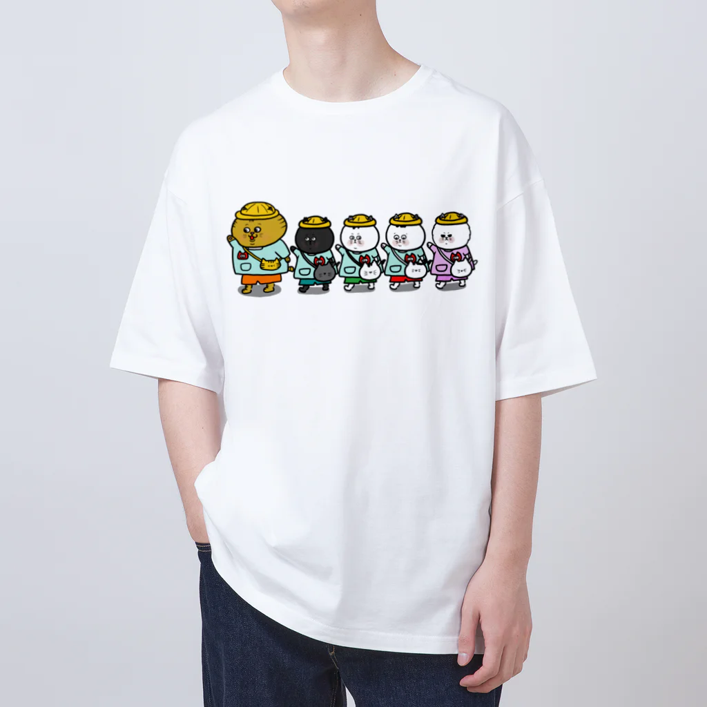 にゃんまるけのにゃん児 オーバーサイズTシャツ