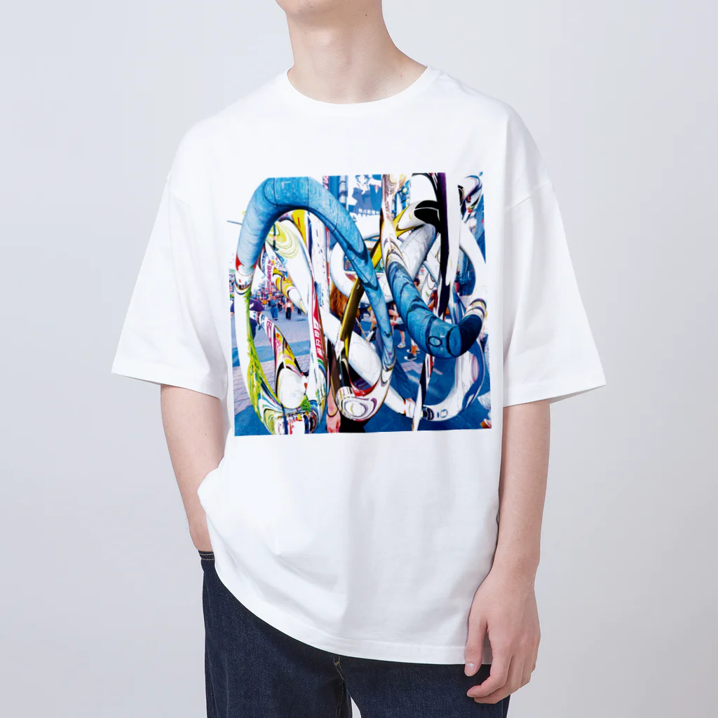 AugmentedBooksのネオ東京B Oversized T-Shirt