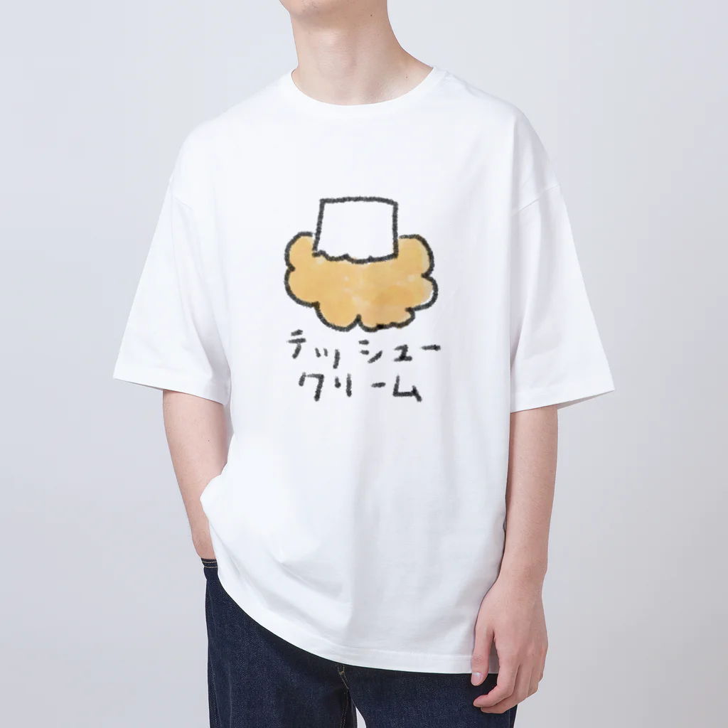 grandeviolaDESIGNのテッシュクリーム Oversized T-Shirt