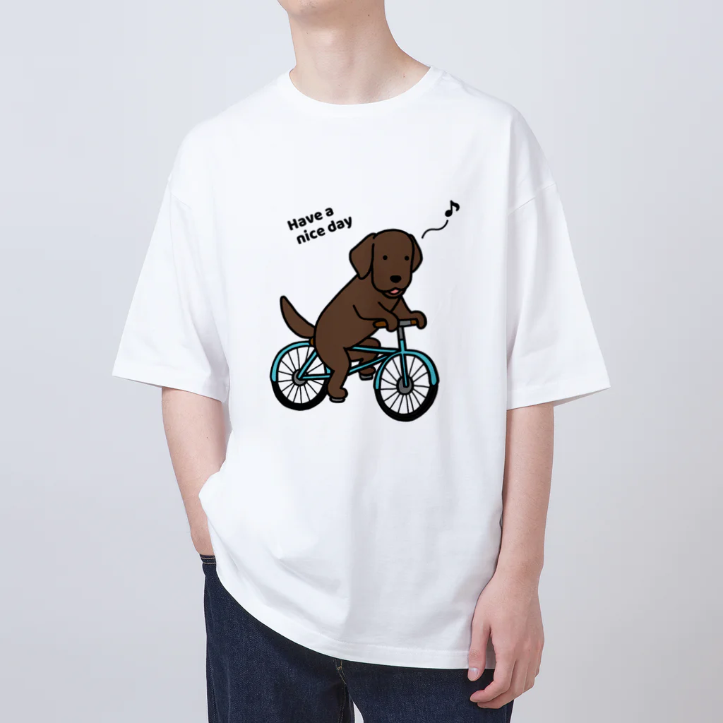 efrinmanのbicycleラブ チョコ Oversized T-Shirt