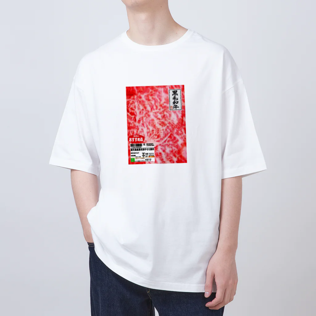 みにゃ次郎の国産和牛 Oversized T-Shirt