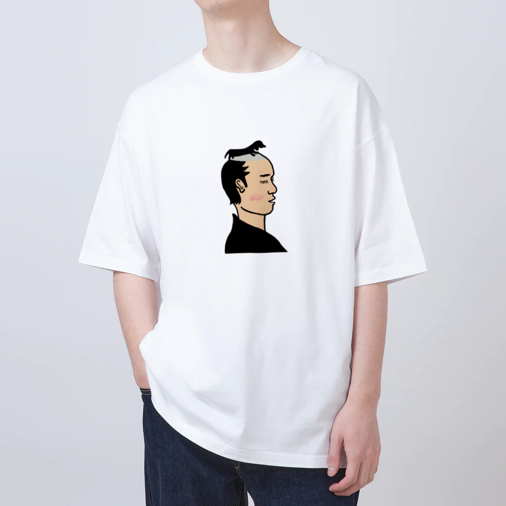 CHOSANAのダックス侍 うたた寝 Oversized T-Shirt