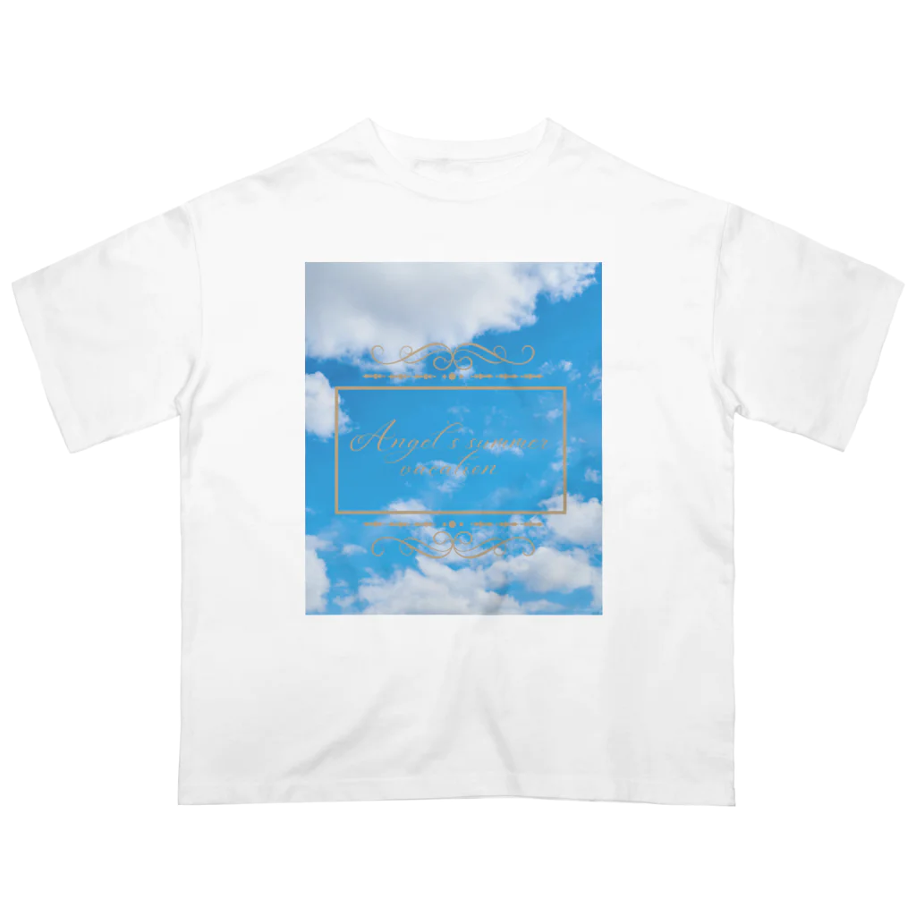 ゆにねこ惑星のପ天使の夏休みଓ青空旅行 Oversized T-Shirt