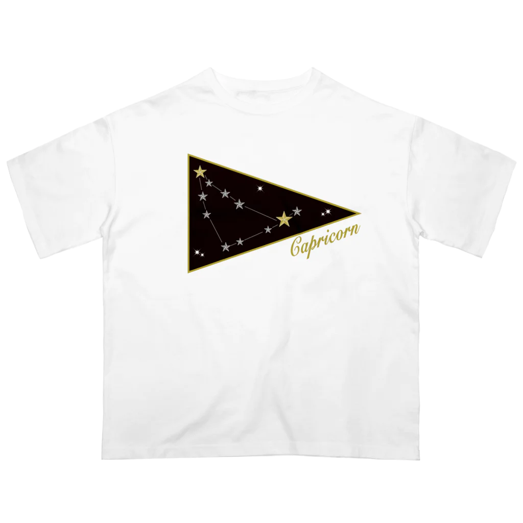 tomokomiyagamiのスタースタッズ星座　山羊座 Oversized T-Shirt