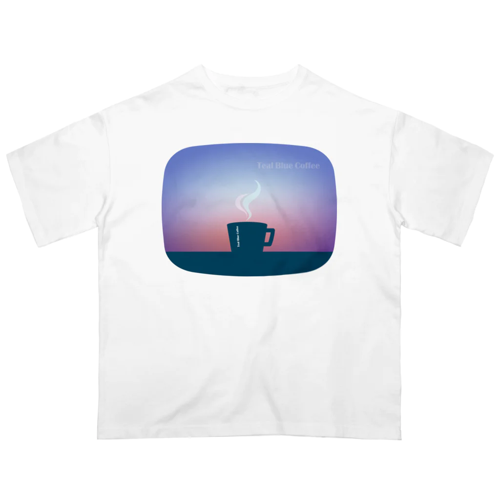 Teal Blue CoffeeのTeal Blue Hour オーバーサイズTシャツ