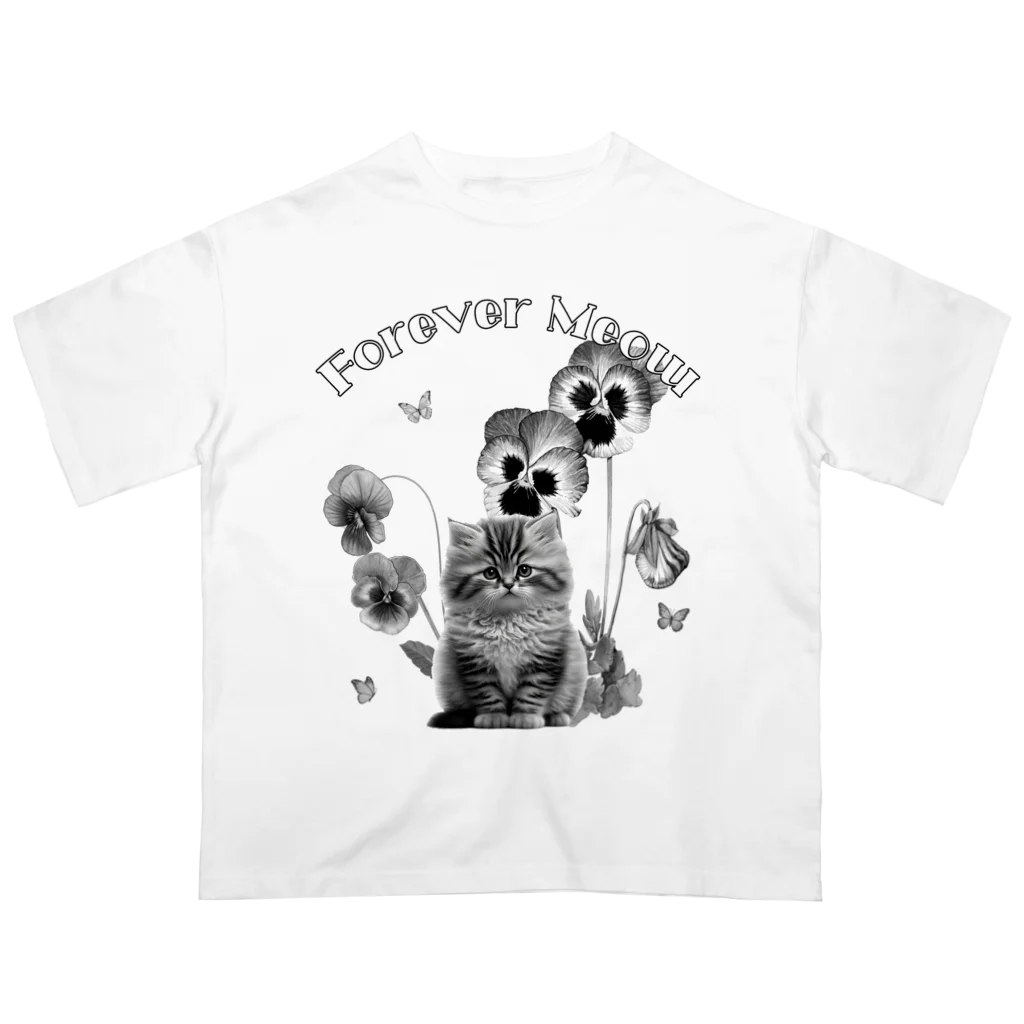Daydreamのモノクロームドリーム   Monochrome Dream オーバーサイズTシャツ
