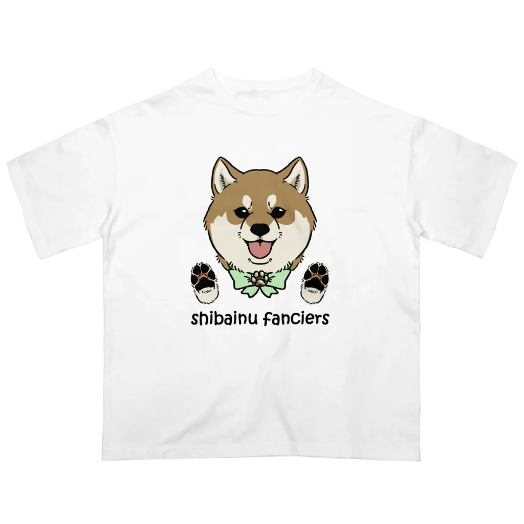 豆つぶのshiba-inu fanciers(赤柴) オーバーサイズTシャツ