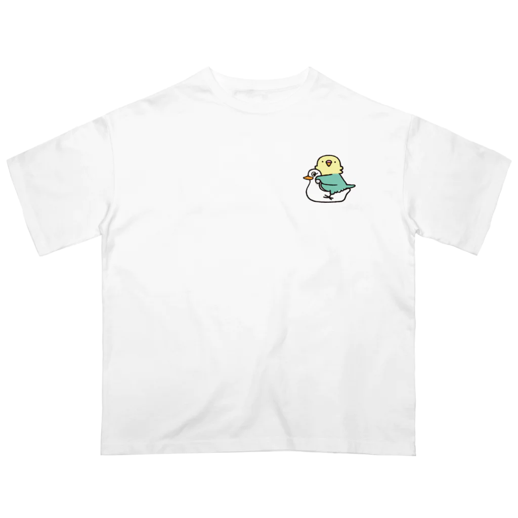 中原じゅん子グッズ店のインコちゃん うんこ出た Oversized T-Shirt