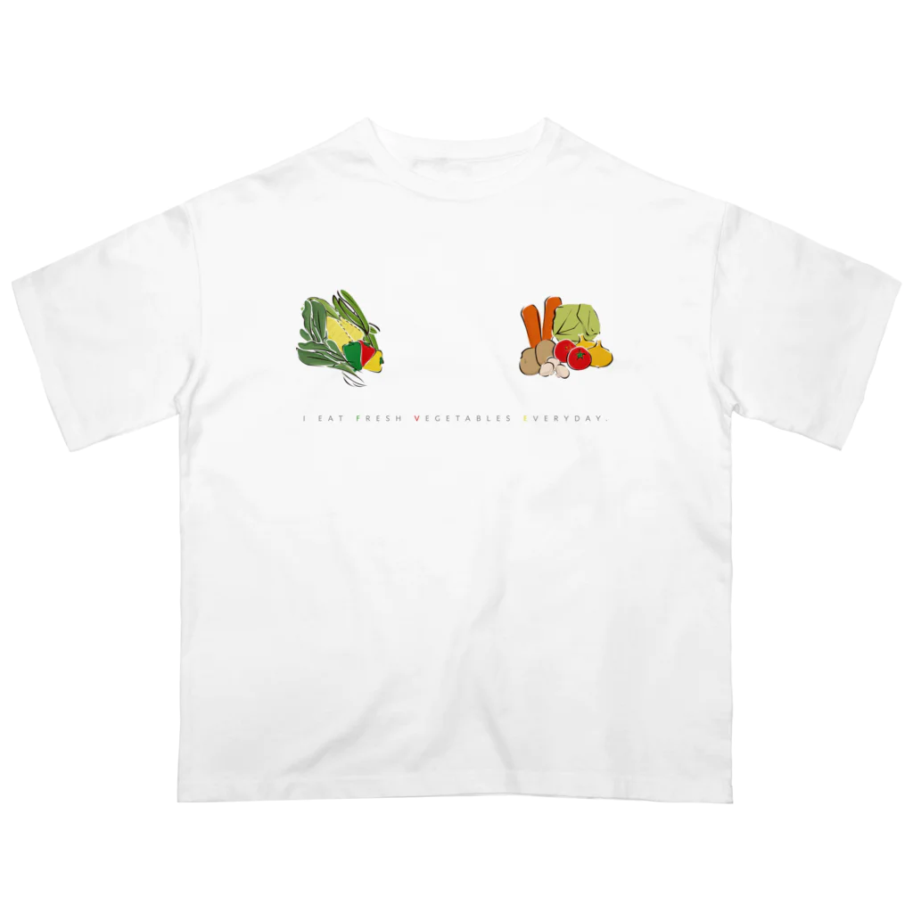 ISESTYLEのFRESH VEGETABLES Oversized T-Shirt