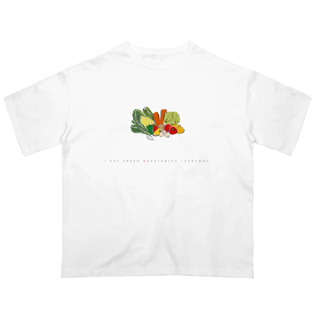 ISESTYLEのFRESH VEGETABLES 2 Oversized T-Shirt