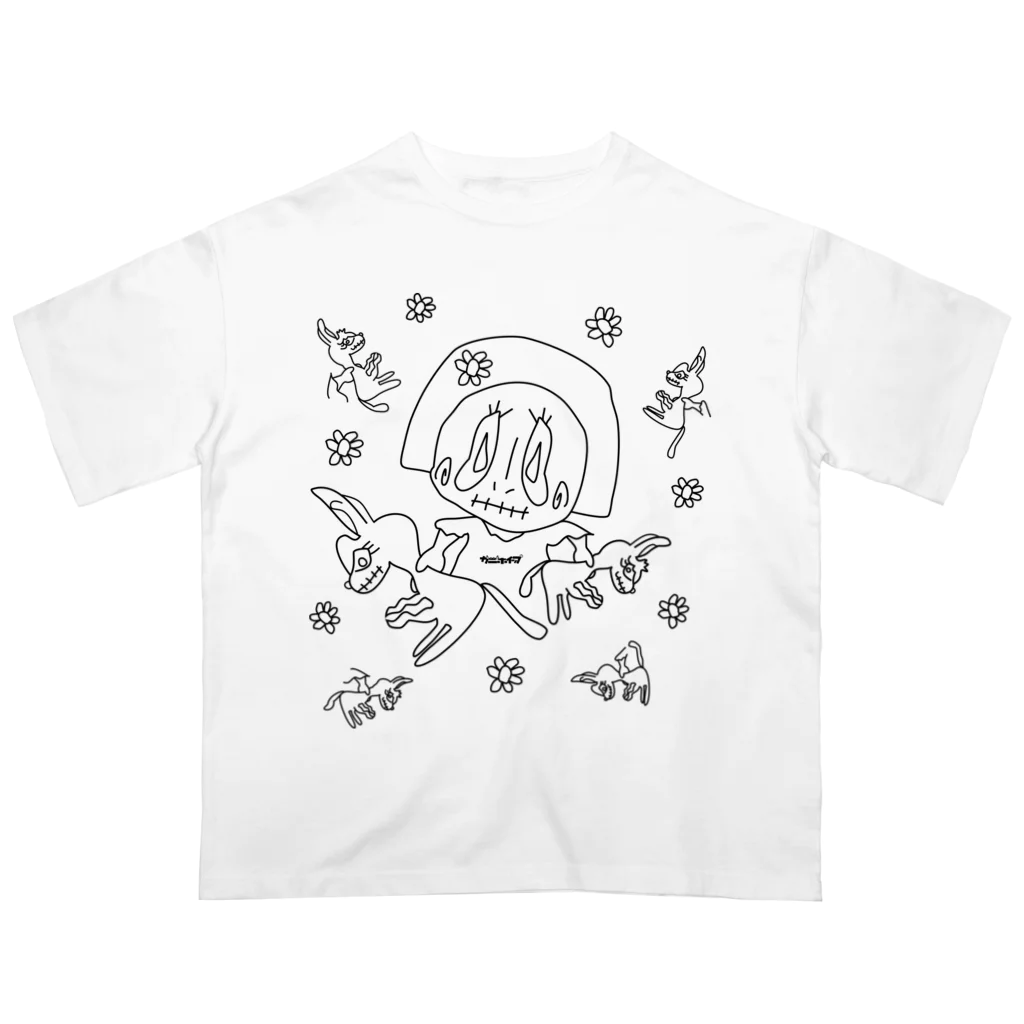カニホイップのむごんちゃん Oversized T-Shirt
