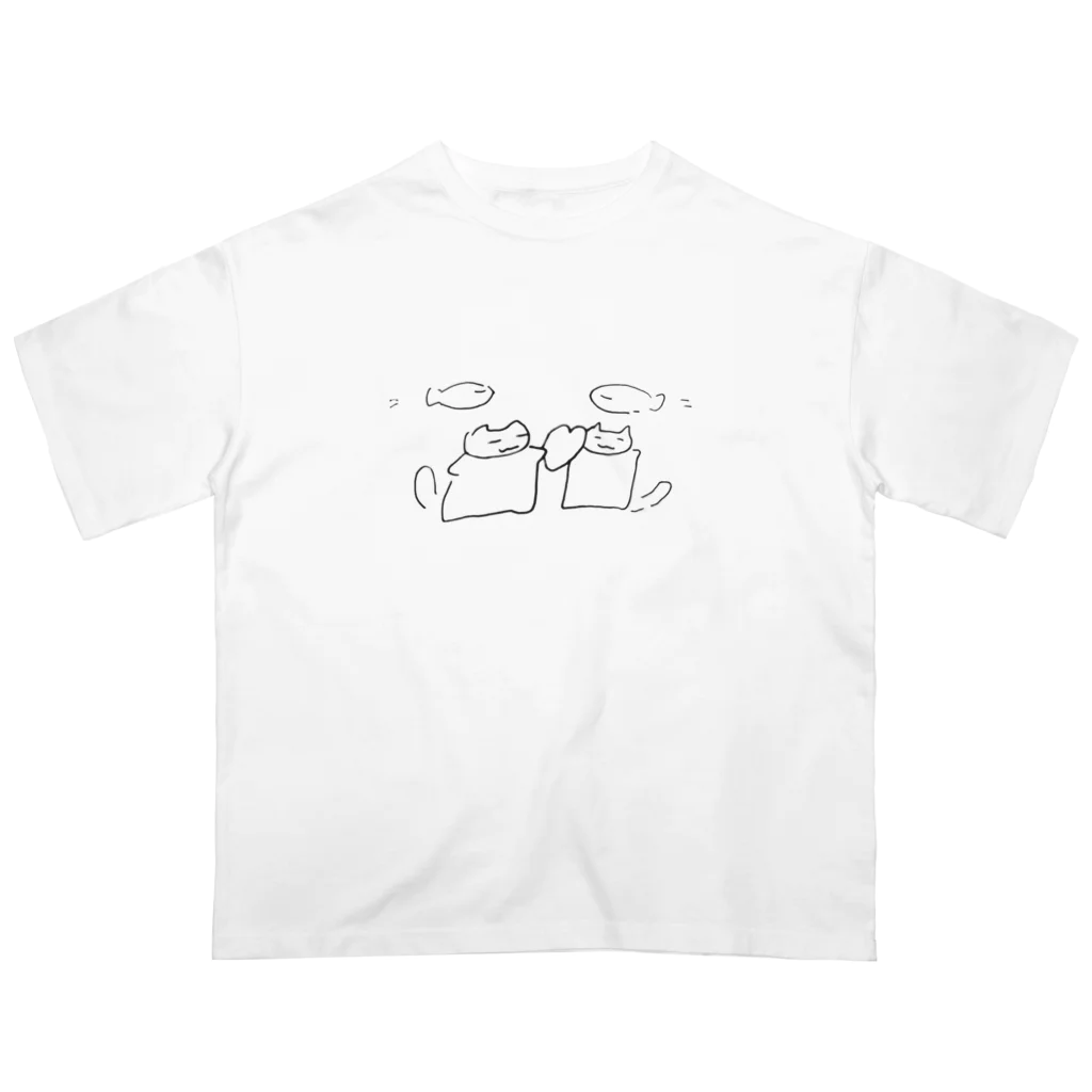 にゃにゃまるのときめきちゃん オーバーサイズTシャツ