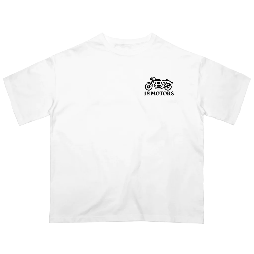 ONE FIVE WORLDの”15MOTORS” ロゴ小 Oversized T-Shirt