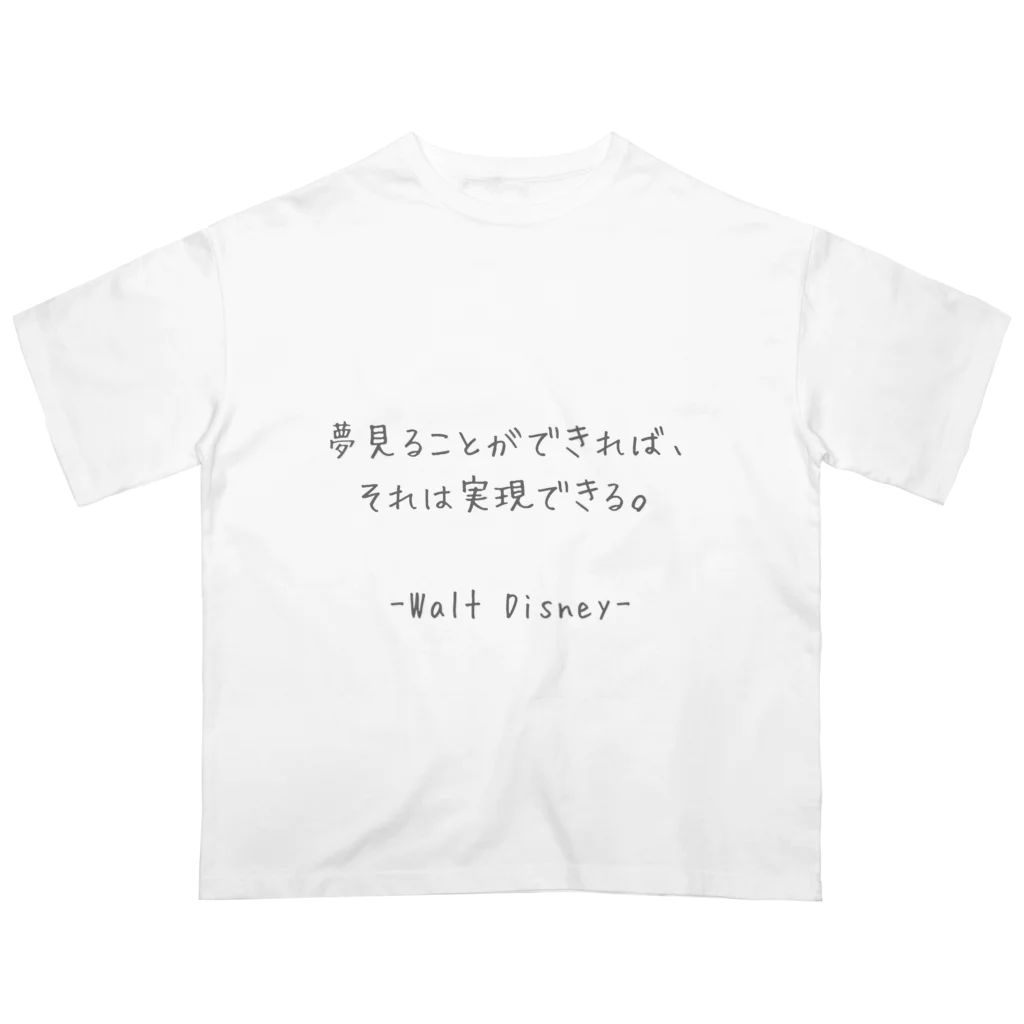 ふれーずラボのいじんふれーず「ウォルト・ディズニー」2 Oversized T-Shirt