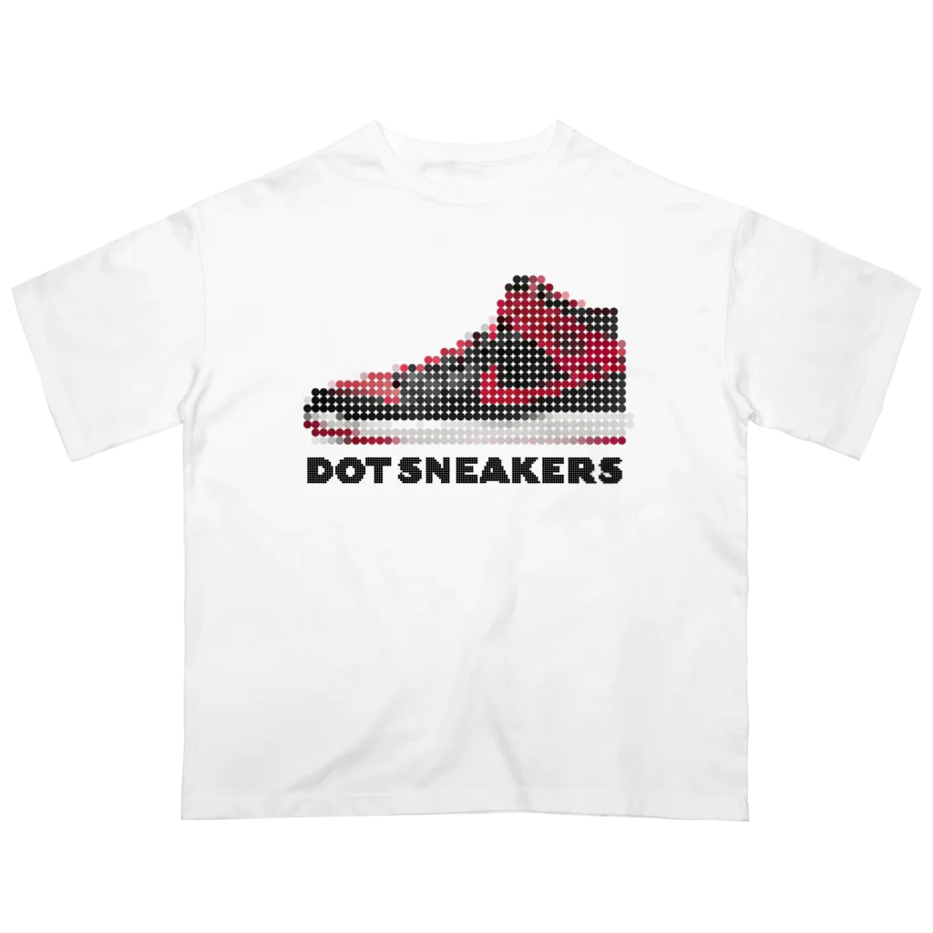 SCARF_BEAR_DESIGNのDOT SNEAKERS［003］ オーバーサイズTシャツ