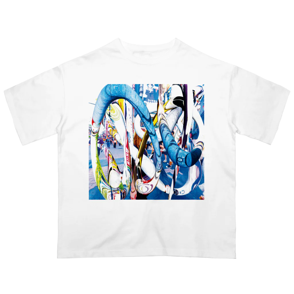 AugmentedBooksのネオ東京B Oversized T-Shirt