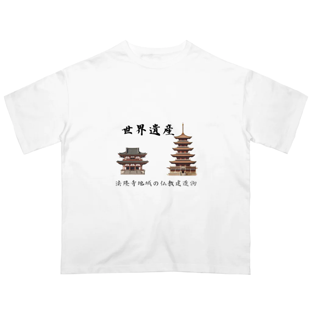 Aomugi shopの法隆寺 オーバーサイズTシャツ