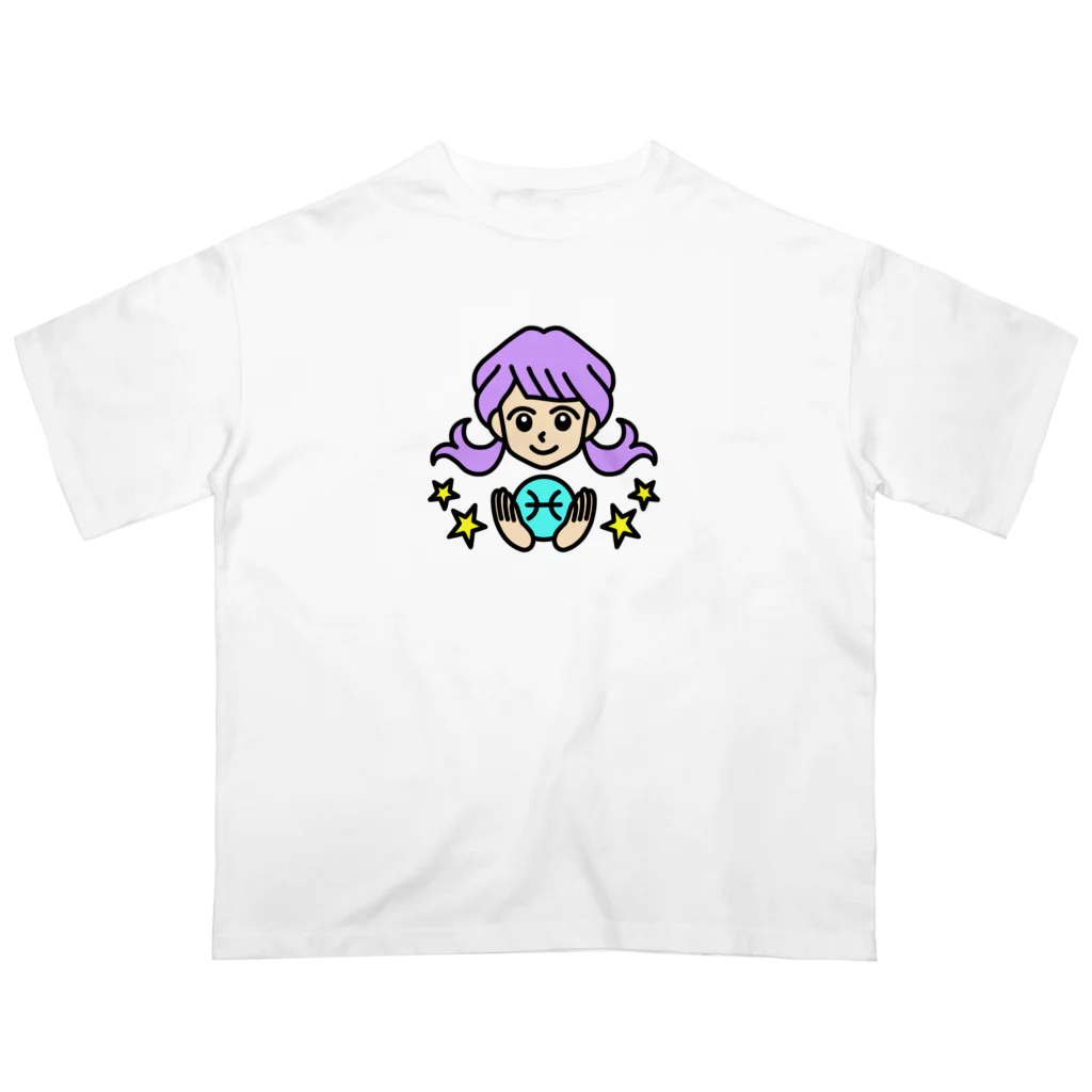 Yukarinaの星座ショップのうお座♓ オーバーサイズTシャツ